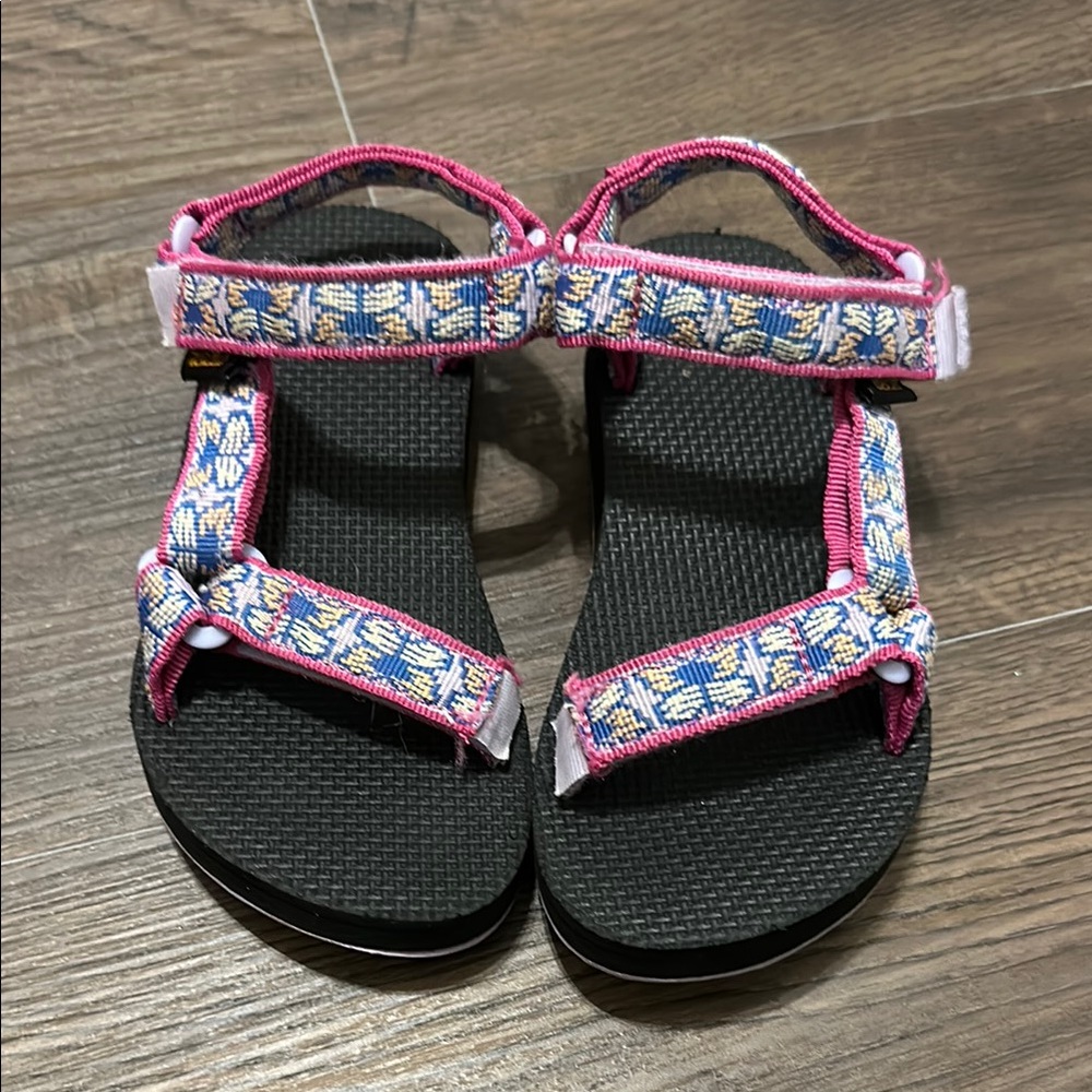 Teva Pink and Blue Shoes